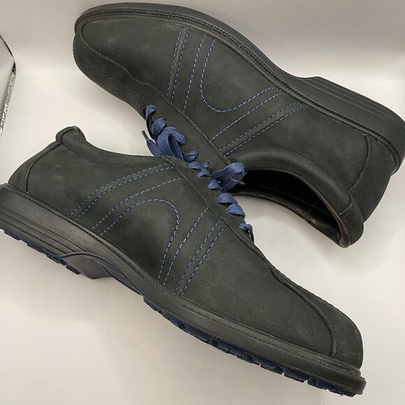 Allen Edmonds Jack Nicklaus Signature Men’s Black Leather Golf Shoes Size 9 D - Picture 3 of 8